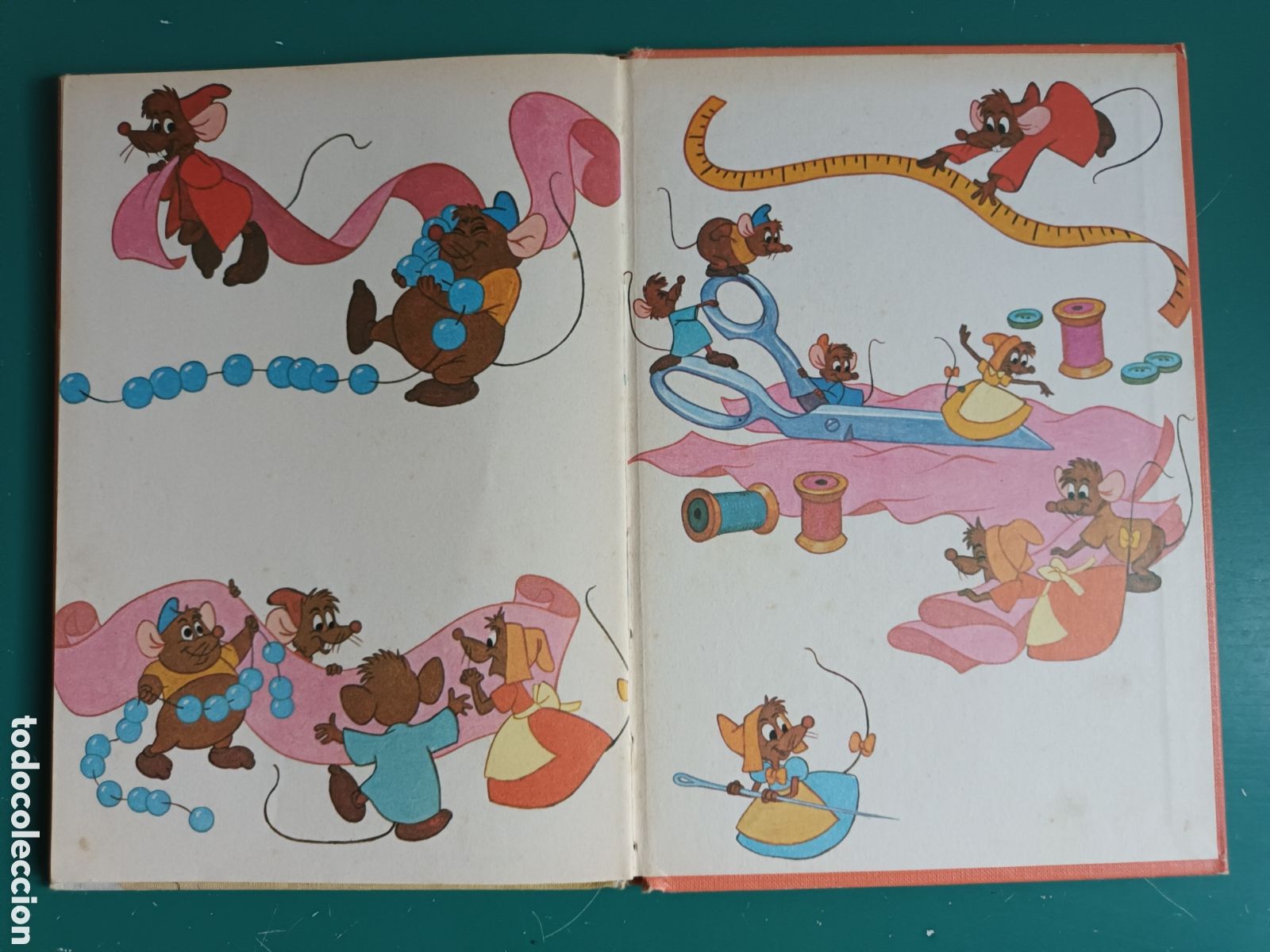 Libros de segunda mano: La Cenicienta. Club del libro. Mickey. Disney 1983 - Foto 14