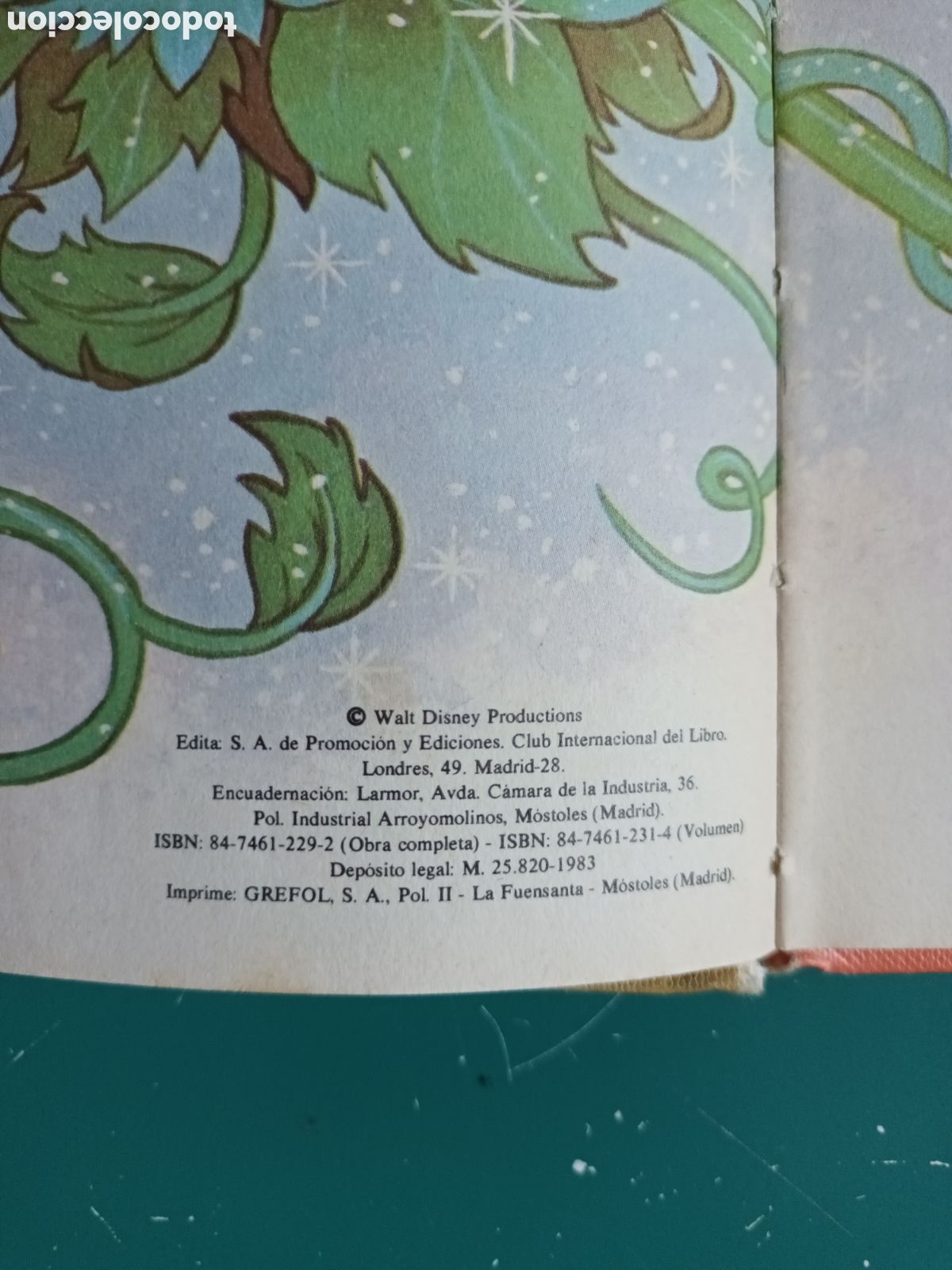 Libros de segunda mano: La Cenicienta. Club del libro. Mickey. Disney 1983 - Foto 4
