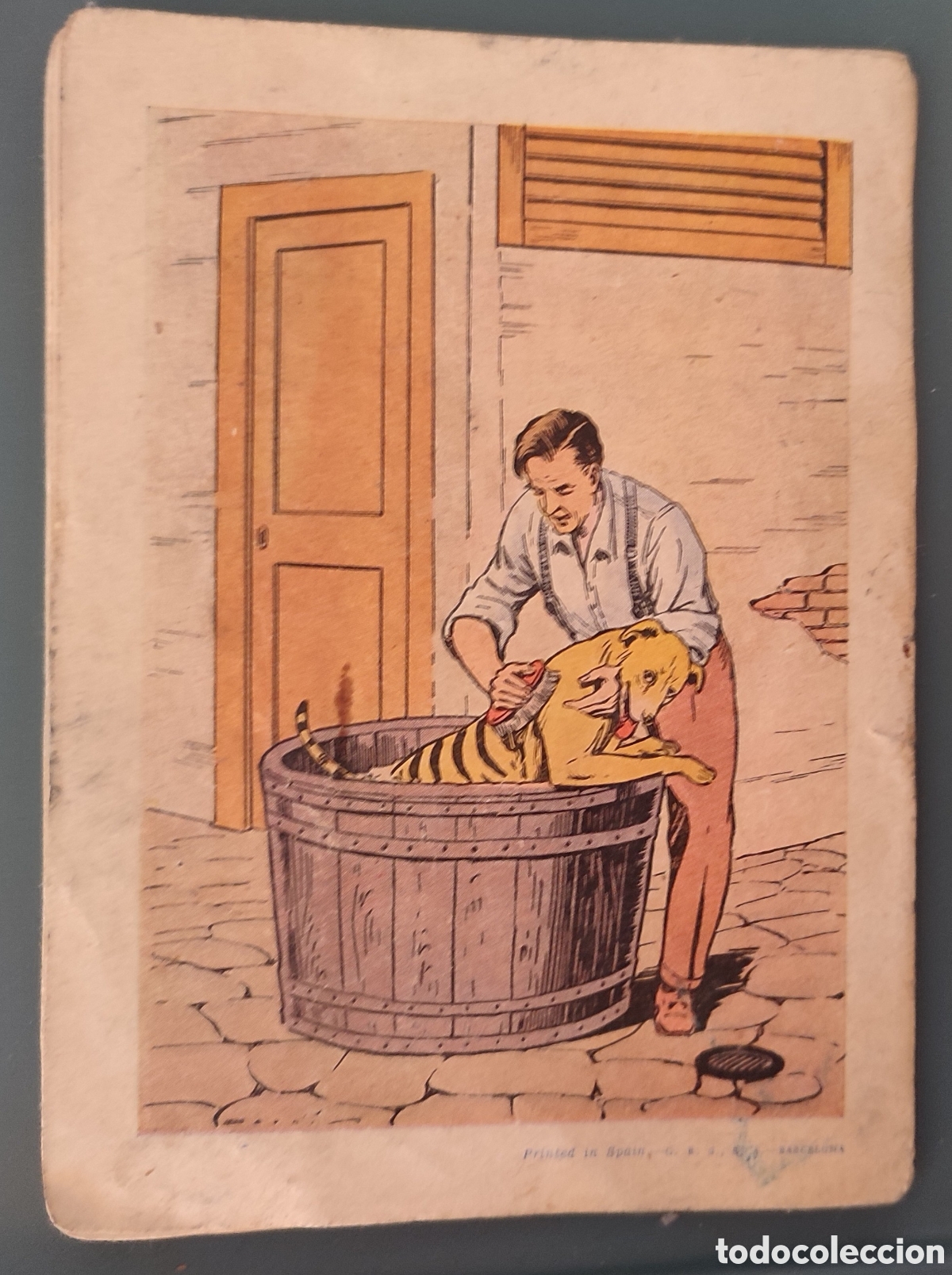 Libros de segunda mano: Antiguo cuento El Perro con piel de tigre - Foto 2