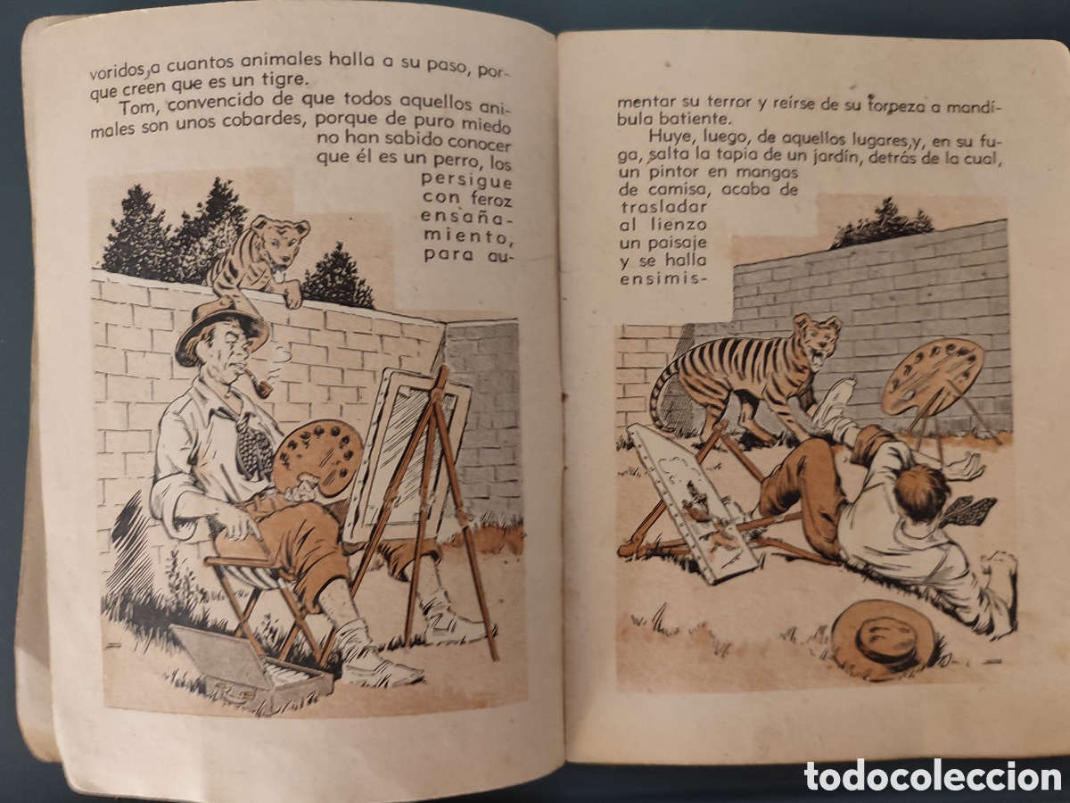 Libros de segunda mano: Antiguo cuento El Perro con piel de tigre - Foto 4
