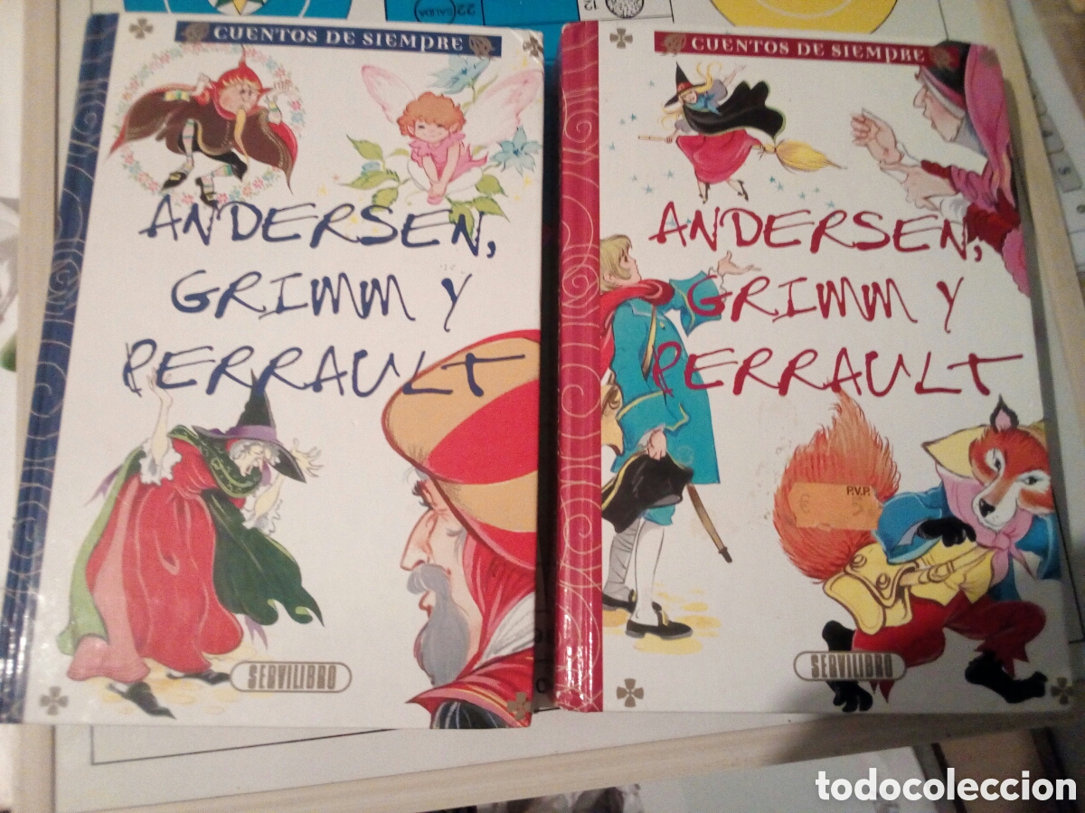 Libros de segunda mano: Andersen, Grimm y perrault, 2 libros - Foto 1
