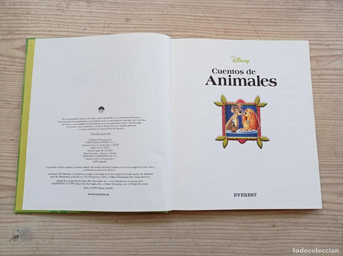 Libros de segunda mano: Cuentos De Animales - Disney - 2003 - Everest - Foto 2