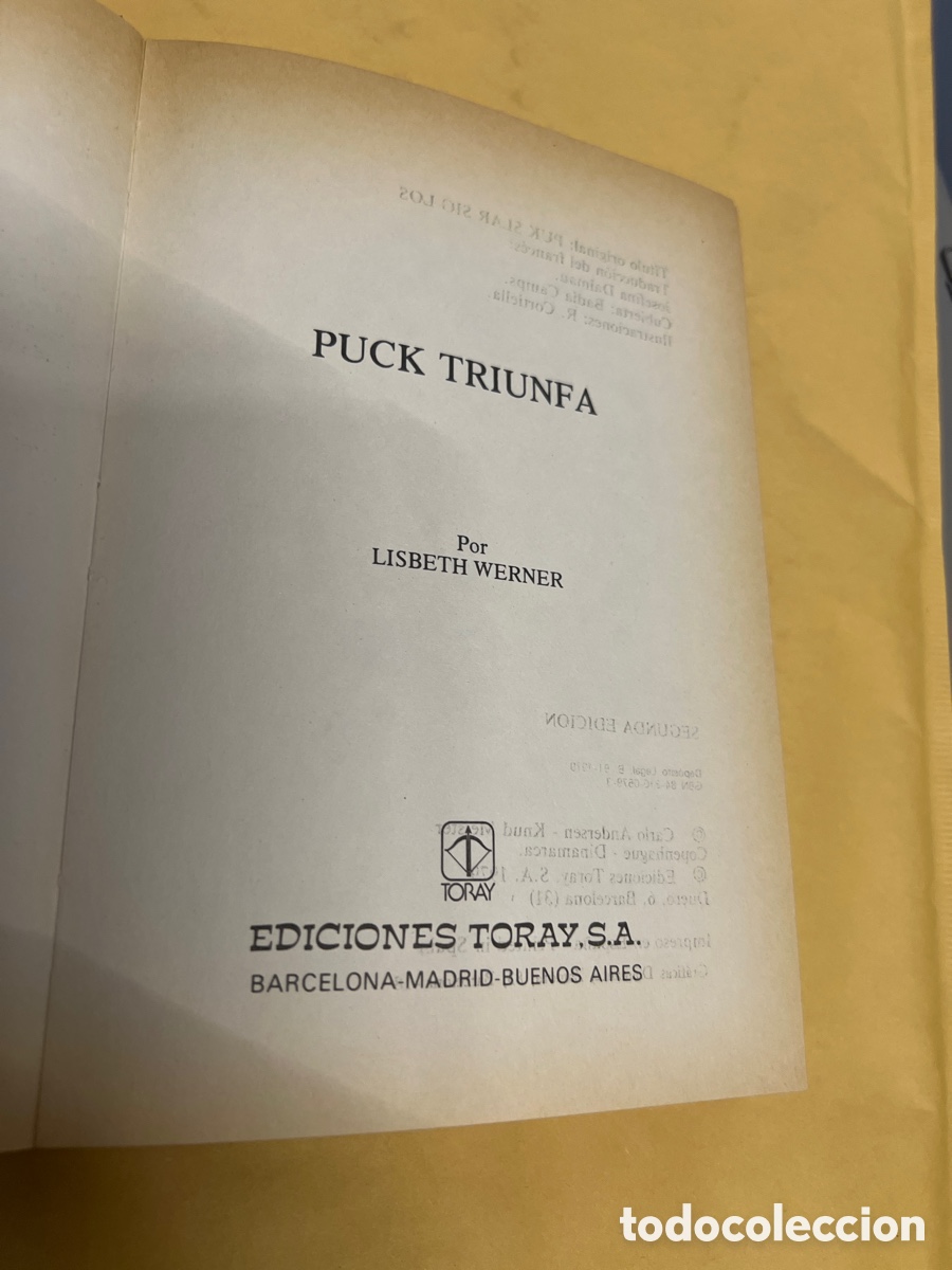 Libros de segunda mano: T2/A4/8. LIBRO PUCK TRIUNFA LISBETH WERNER - Foto 2