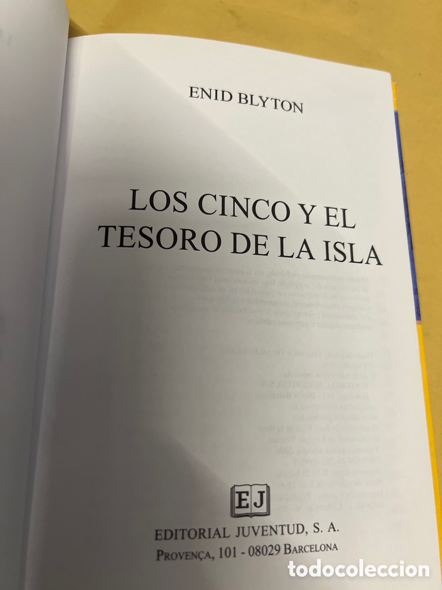 Libros de segunda mano: T2/A4/9. LIBRO LOS CINCO Y EL TESORO DE LA ISLA EMID BLYTON - Foto 3