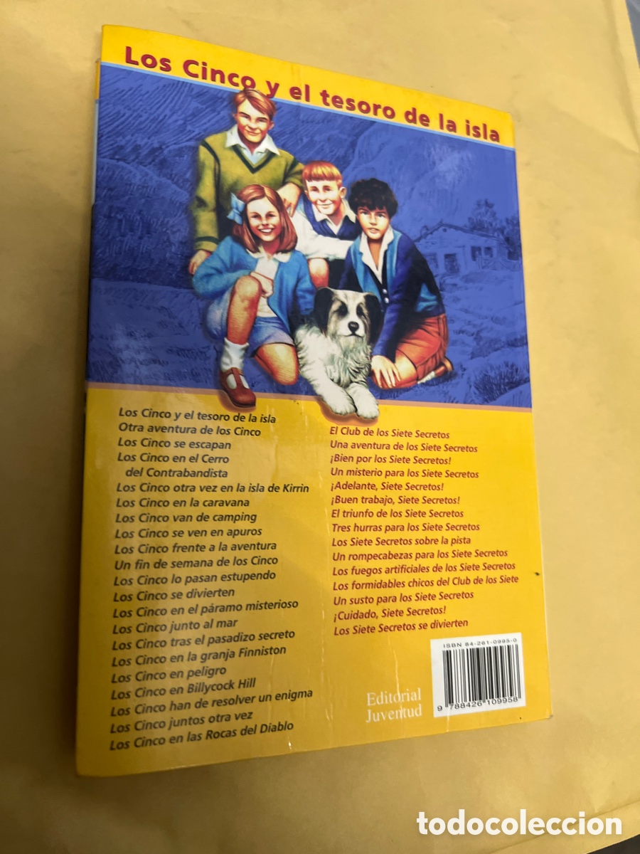 Libros de segunda mano: T2/A4/9. LIBRO LOS CINCO Y EL TESORO DE LA ISLA EMID BLYTON - Foto 6