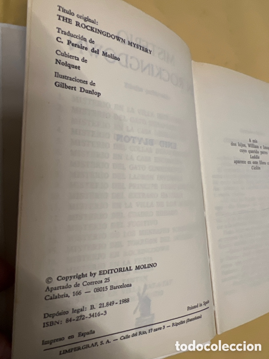 Libros de segunda mano: T2/A4/10. LIBRO MISTERIO EN ROCKINGDOWN EMID BLYTON - Foto 4