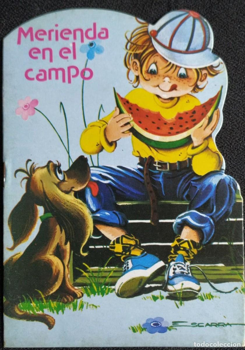 Libros de segunda mano: L132-ESCARRA - CUENTO TROQUELADO -MERIENDA EN EL CAMPO-PIRUETA -EDITA ARTES GRAFICAS- N&ordm; 7