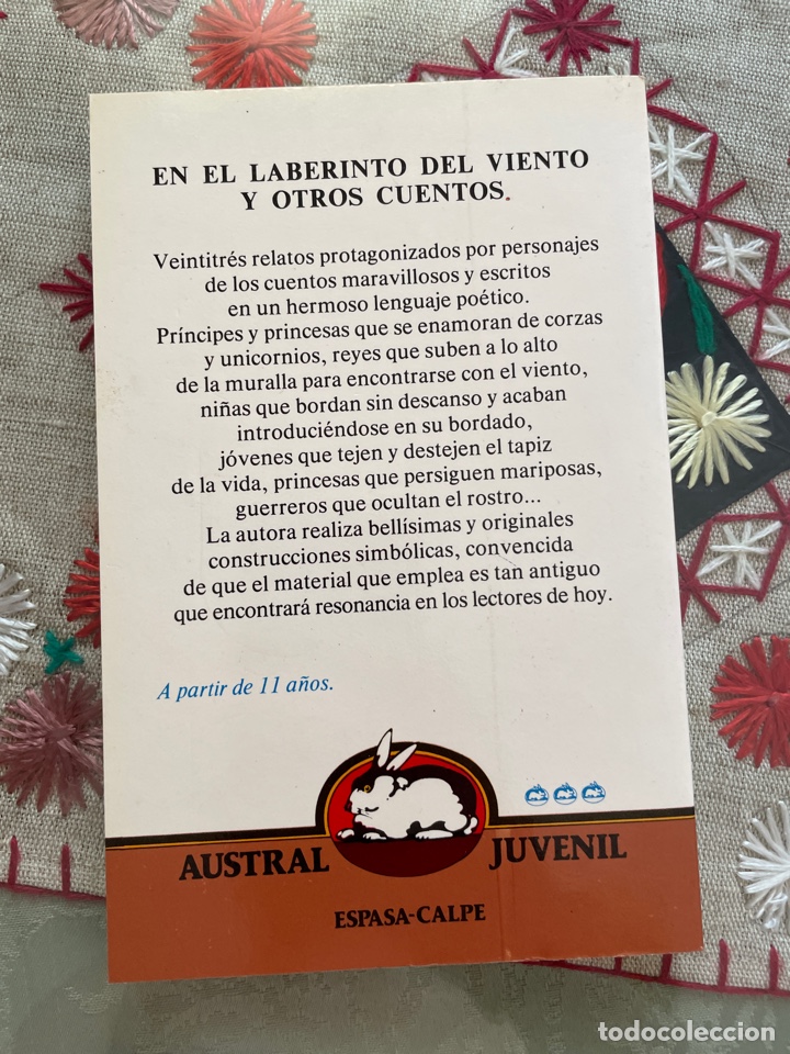 Libros de segunda mano: En el laberinto del viento (Marina Colasanti) - Austral - Foto 2