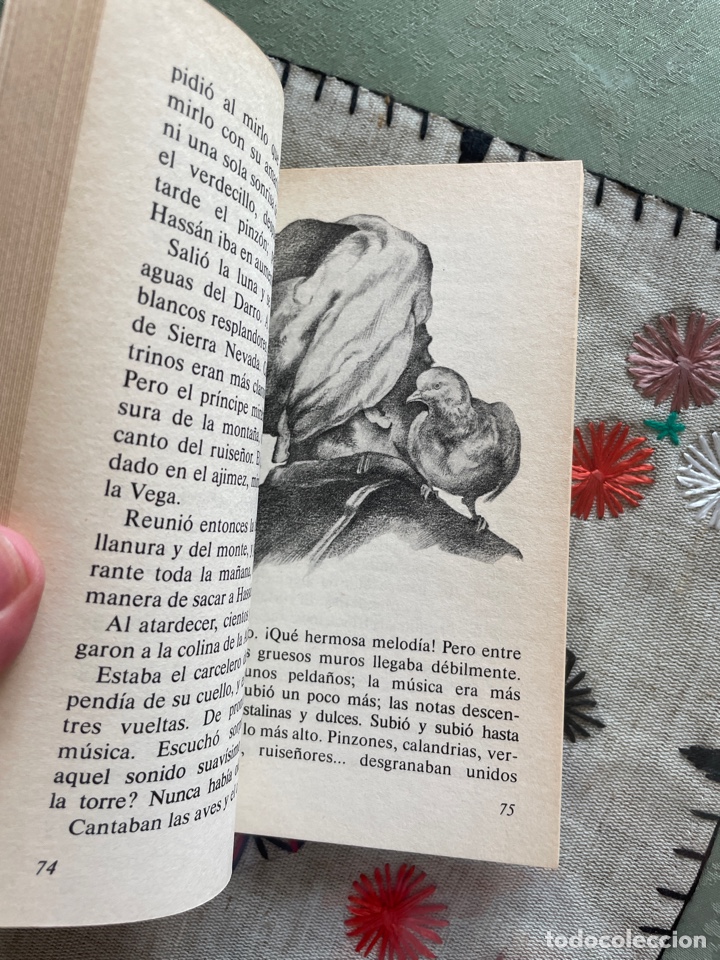 Libros de segunda mano: La tierra del sol y la luna (cuento de Concha L&oacute;pez Narv&aacute;ez) - Foto 2
