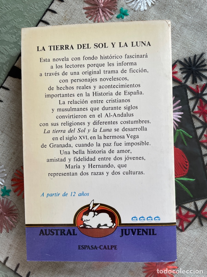 Libros de segunda mano: La tierra del sol y la luna (cuento de Concha L&oacute;pez Narv&aacute;ez) - Foto 3