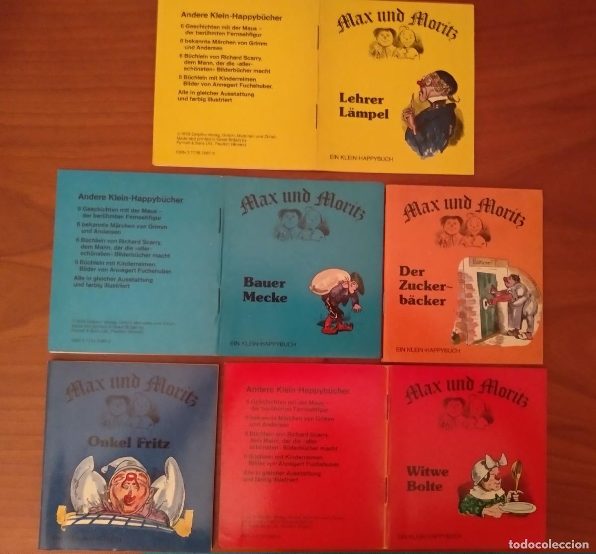 Libros de segunda mano: 5 mini cuentos MAX und MORITZ 1978. Ein Klein -Happybuch - Foto 1
