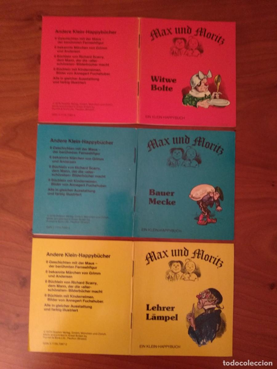Libros de segunda mano: 5 mini cuentos MAX und MORITZ 1978. Ein Klein -Happybuch - Foto 2