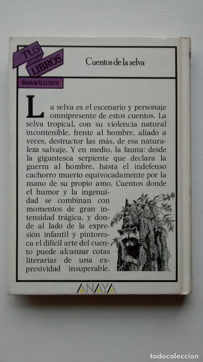Libros de segunda mano: Cuentos de la selva - Horacio Quiroga - Foto 2