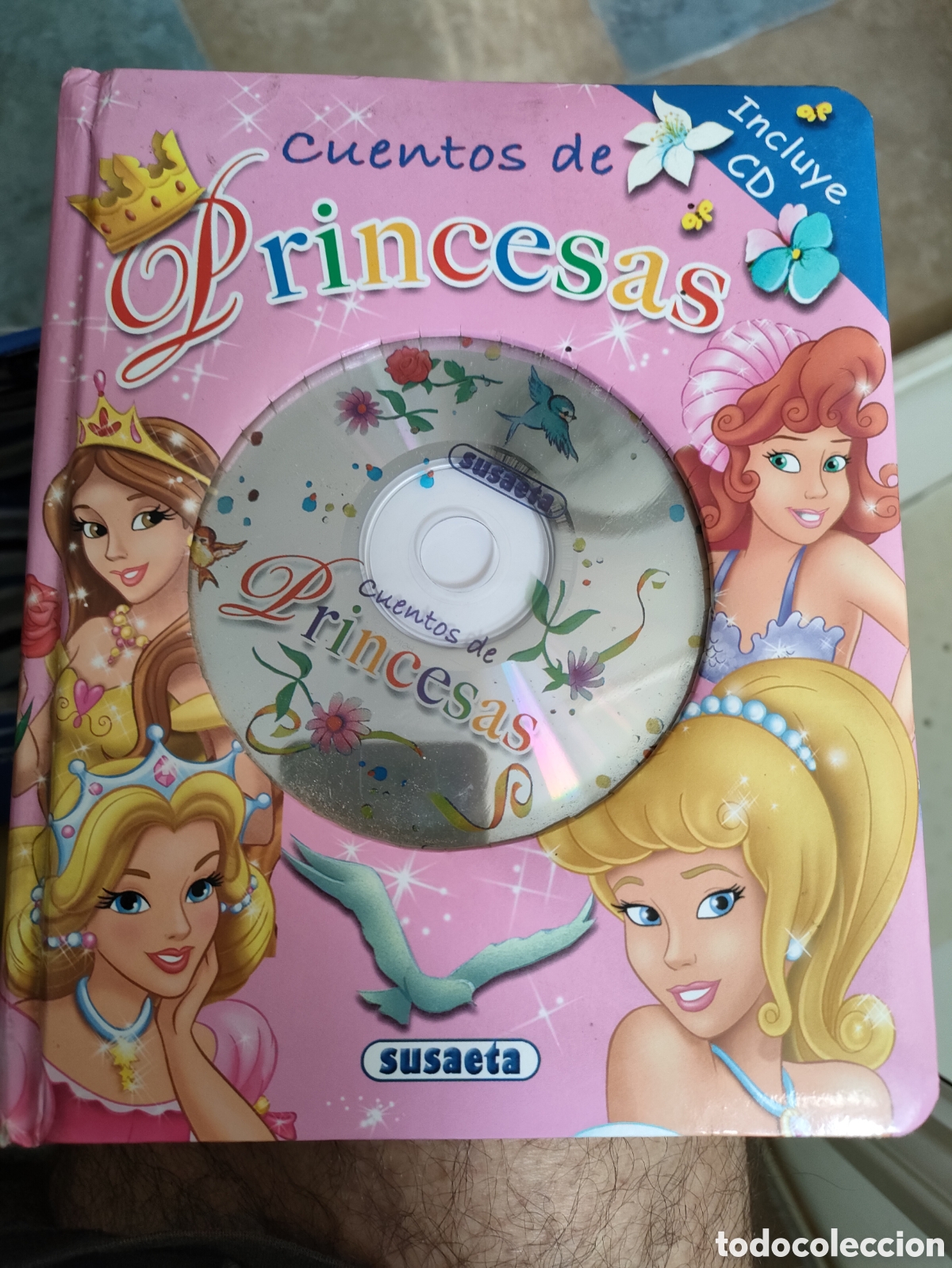 Libros de segunda mano: Cuentos de princesas incluido CD - Foto 1
