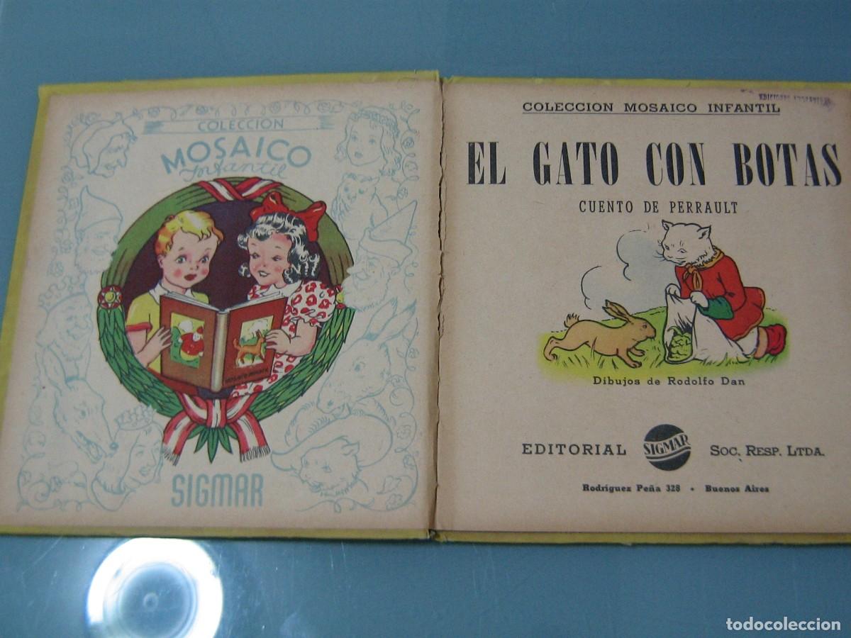 Libros de segunda mano: EL GATO CON BOTAS. Mosaico infantil - Foto 2