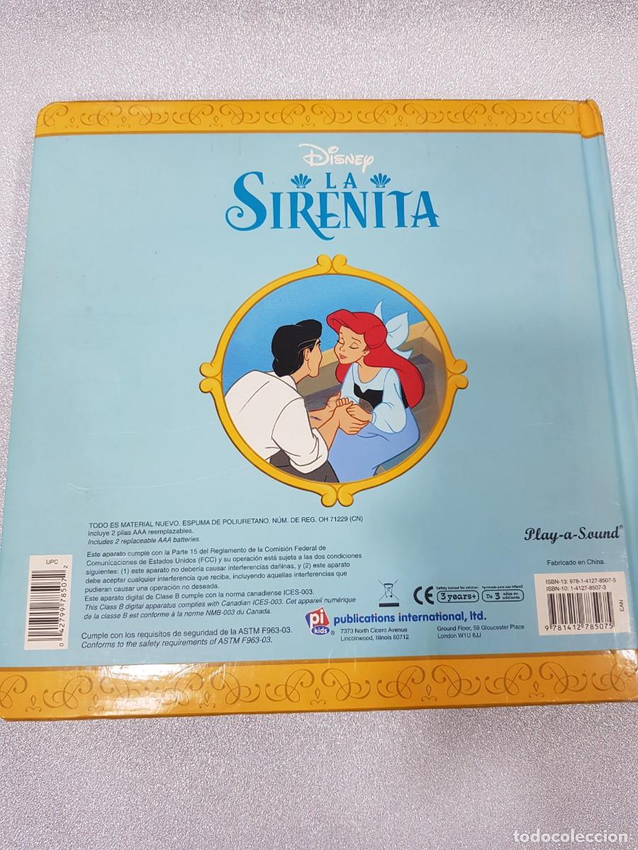 Libros de segunda mano: Cuento la sirenita Disney ( audio no funciona ) - Foto 3