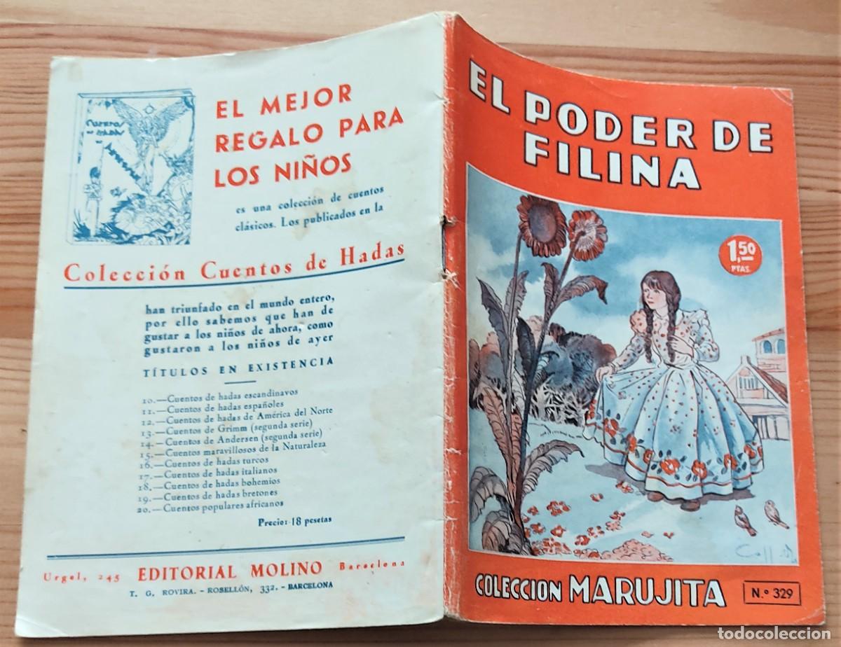 Libros de segunda mano: COLECCI&Oacute;N MARUJITA N&ordm; 329 - EL PODER DE FILINA - EDITORIAL MOLINO - Foto 2