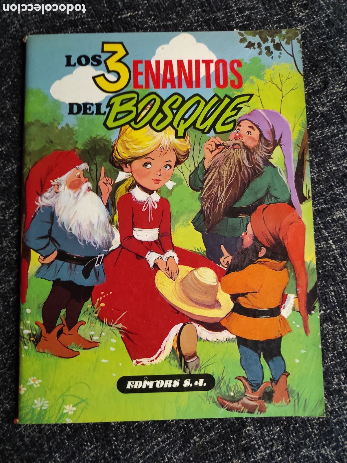 Gebrauchte B&uuml;cher: LOS 3 ENANITOS DEL BOSQUE - COLECCION COLORANDIA -ED. EDITORES - CUENTO PARA PNTAR A&Ntilde;OS 80