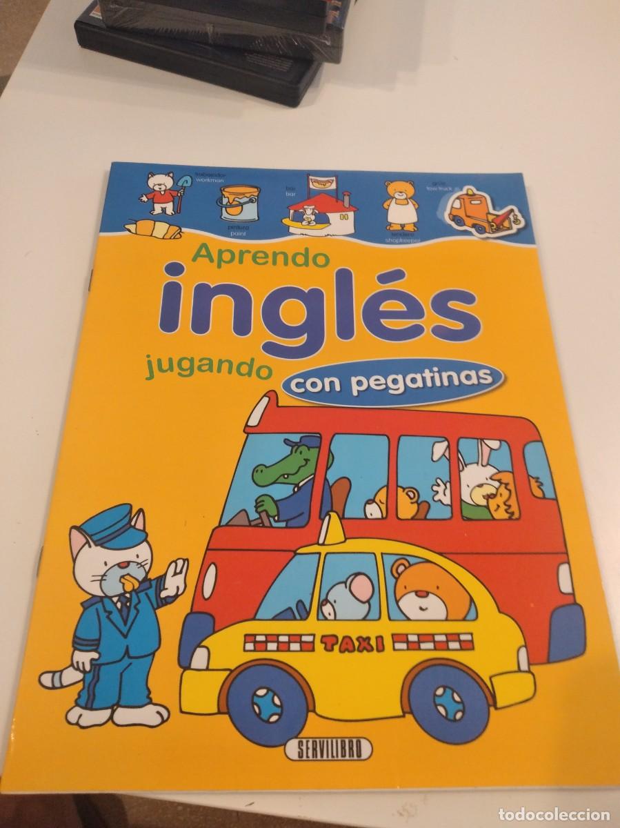 Libros de segunda mano: M-58 APRENDO INGLES JUGANDO CON PEGATINAS SERVILIBRO - Foto 1