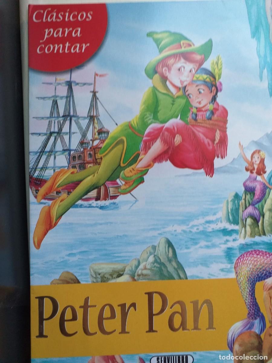 Libros de segunda mano: cuentos cl&aacute;sicos para contar Peter Pan ( 2 libros x 1 euro )