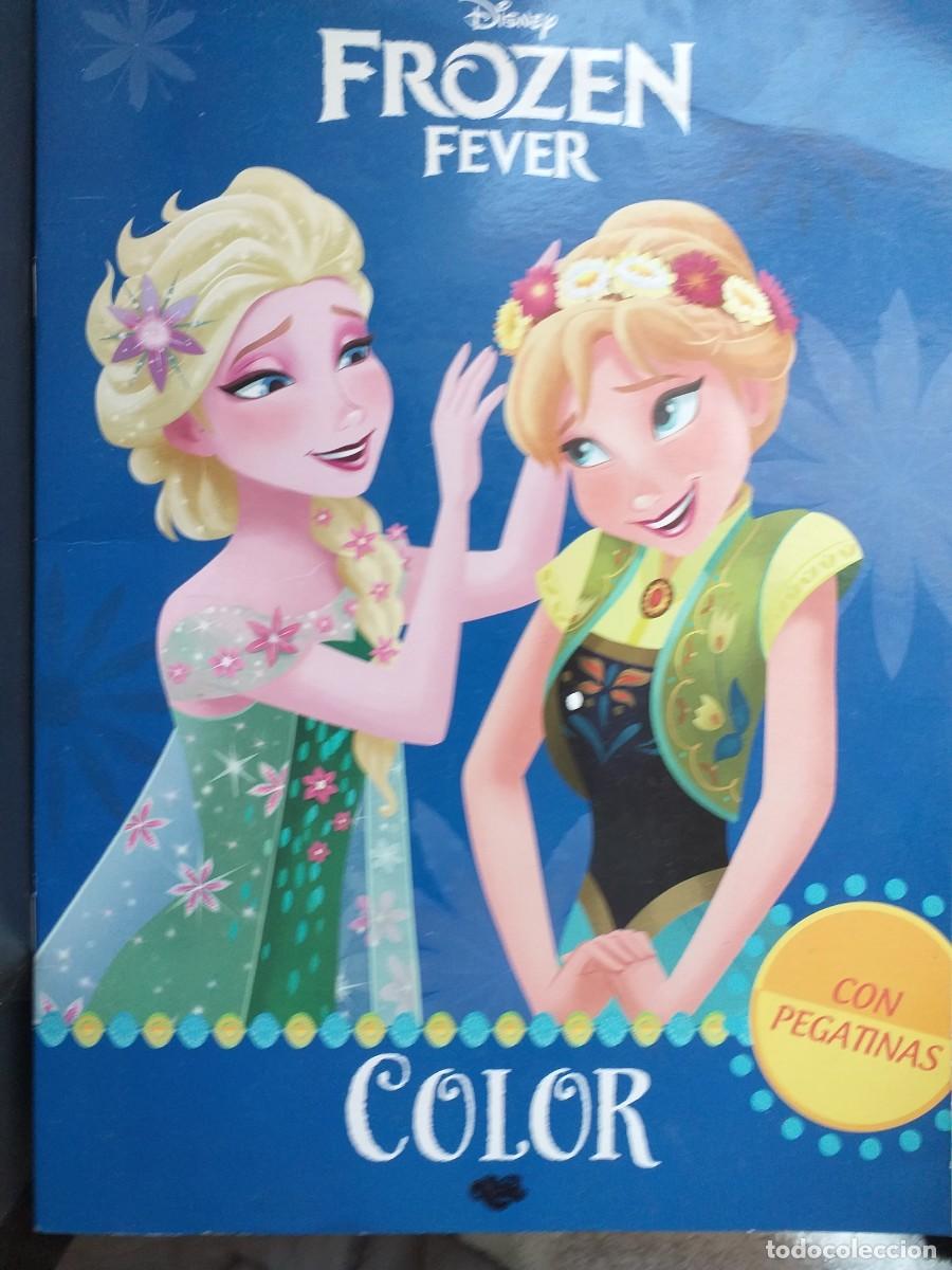 Libros de segunda mano: Frozen fever walt disney ( 2 libros x 1 euro ) -cuento para colorear-