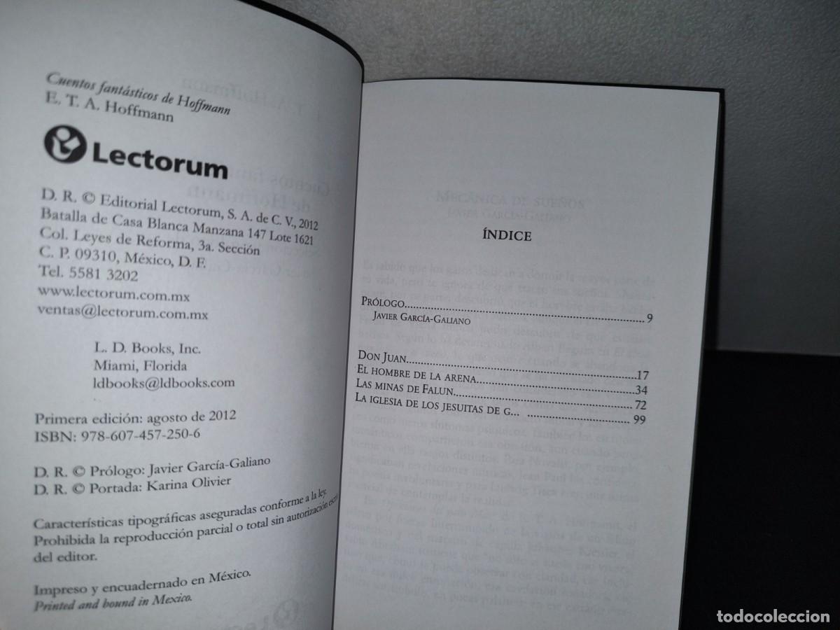 Libros de segunda mano: 181- CUENTOS FANT&Aacute;STICOS DE HOFFMANN - E. T. A. HOFFMANN - PRIMERA EDICI&Oacute;N 2012 - Foto 5