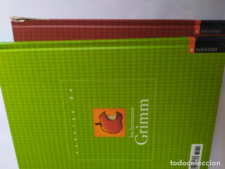Libros de segunda mano: CUENTOS DE LOS HERMANOS GRIMM Y PERRAULT 2 LIBROS. EDELVIVES - Foto 3
