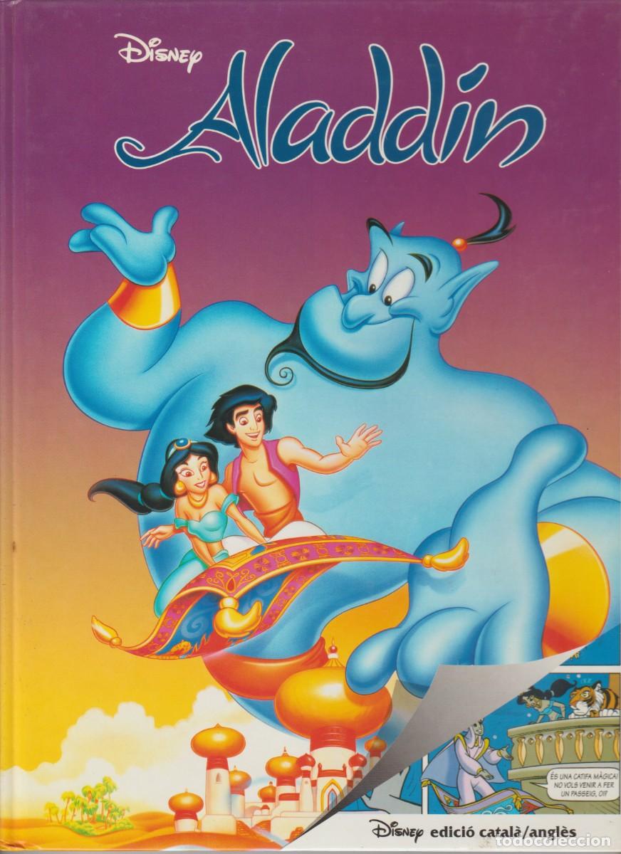 Libros de segunda mano: ALADDIN - INGLES Y CATALAN - DISNEY - Foto 1