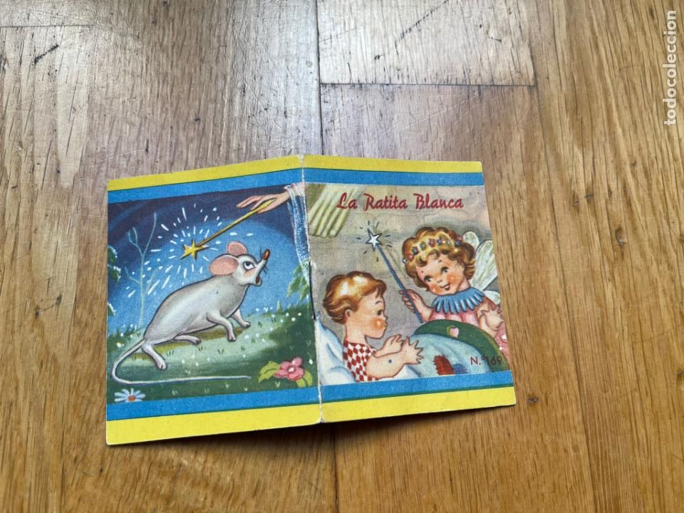 Libros de segunda mano: ANTIGUO MINI CUENTO LA RATITA BLANCA