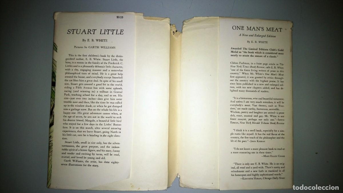 Libros de segunda mano: STUART LITTLE. E. B. White. New York, 1945. 1&ordf; edici&oacute;n - Foto 9