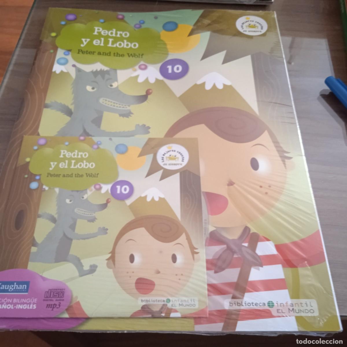 Libros de segunda mano: Vaugham Systems. Cuento y CD en ingl&eacute;s y espa&ntilde;ol. Pedro y el lobo - Foto 1