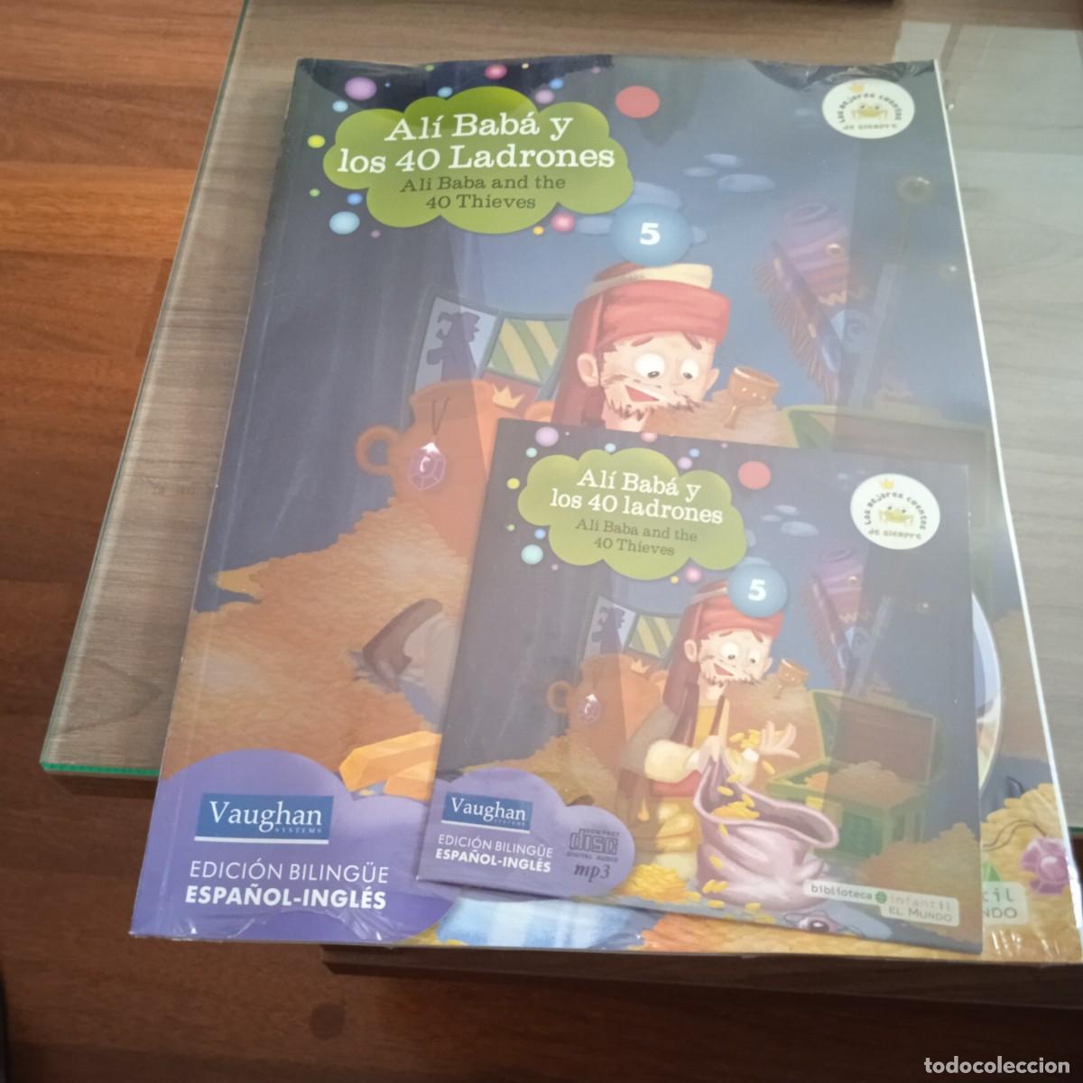 Libros de segunda mano: Vaugham Systems. Cuento y CD en ingl&eacute;s y espa&ntilde;ol. Ali Baba y los 40 ladrones - Foto 1
