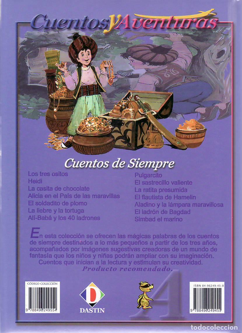 Libros de segunda mano: Ali-Baba y los 40 ladrones (Coleccion Cuentos y aventuras) - Anonimo - Foto 3