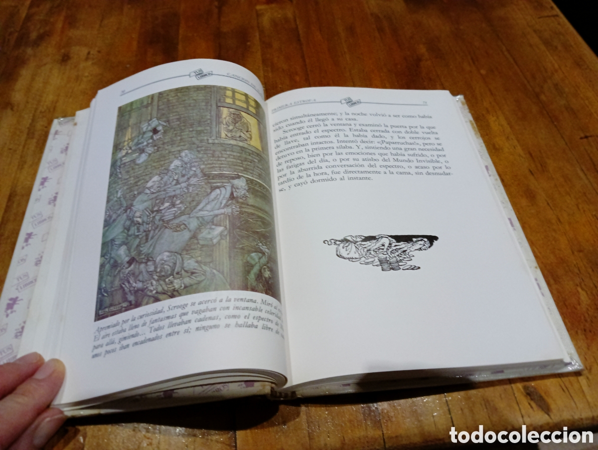 Libros de segunda mano: Canci&oacute;n de Navidad. Charles Dickens - Foto 5