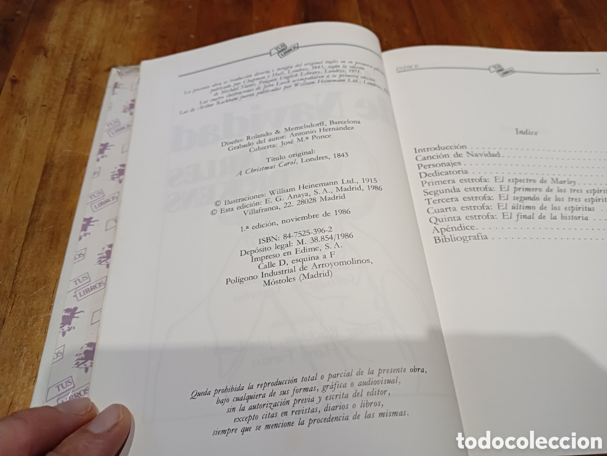 Libros de segunda mano: Canci&oacute;n de Navidad. Charles Dickens - Foto 6