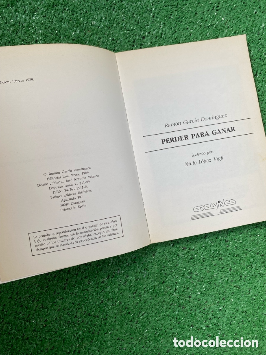 Libros de segunda mano: Ram&oacute;n Garc&iacute;a Dom&iacute;nguez - Perder para ganar - Foto 3