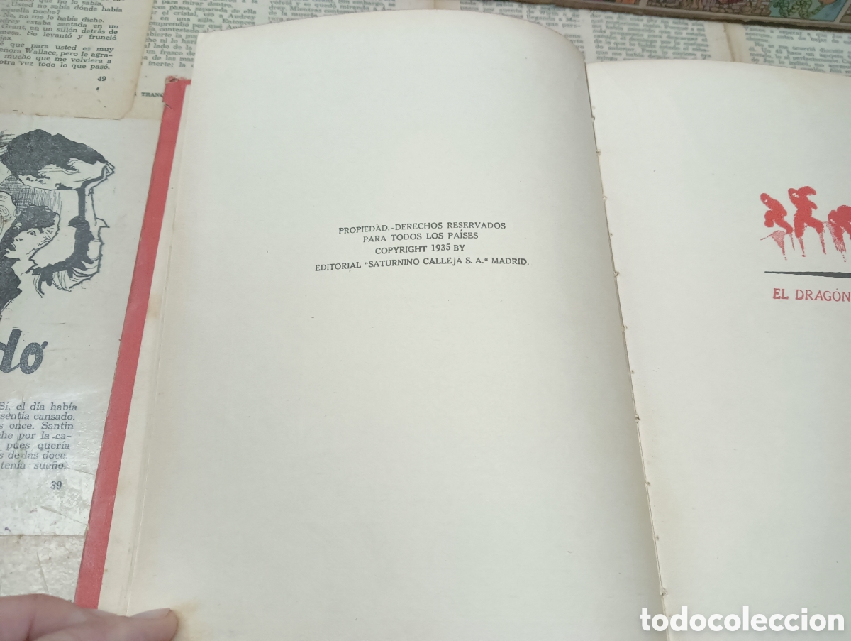 Libros de segunda mano: El Dragon de Hielo . Calleja. - Foto 4
