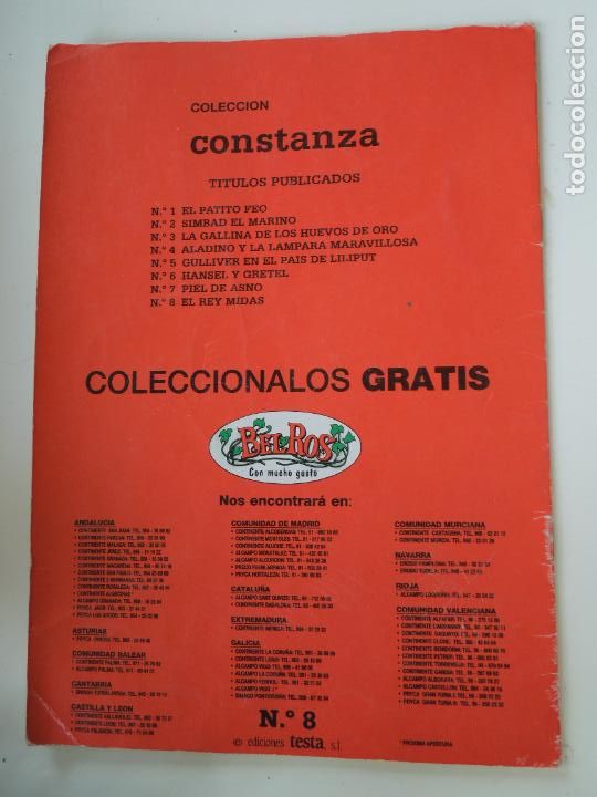 Libros de segunda mano: EL REY MIDAS - COLECCI&Oacute;N CONSTANZA - N&ordm; 8 - EDICIONES TESTA. - Foto 2