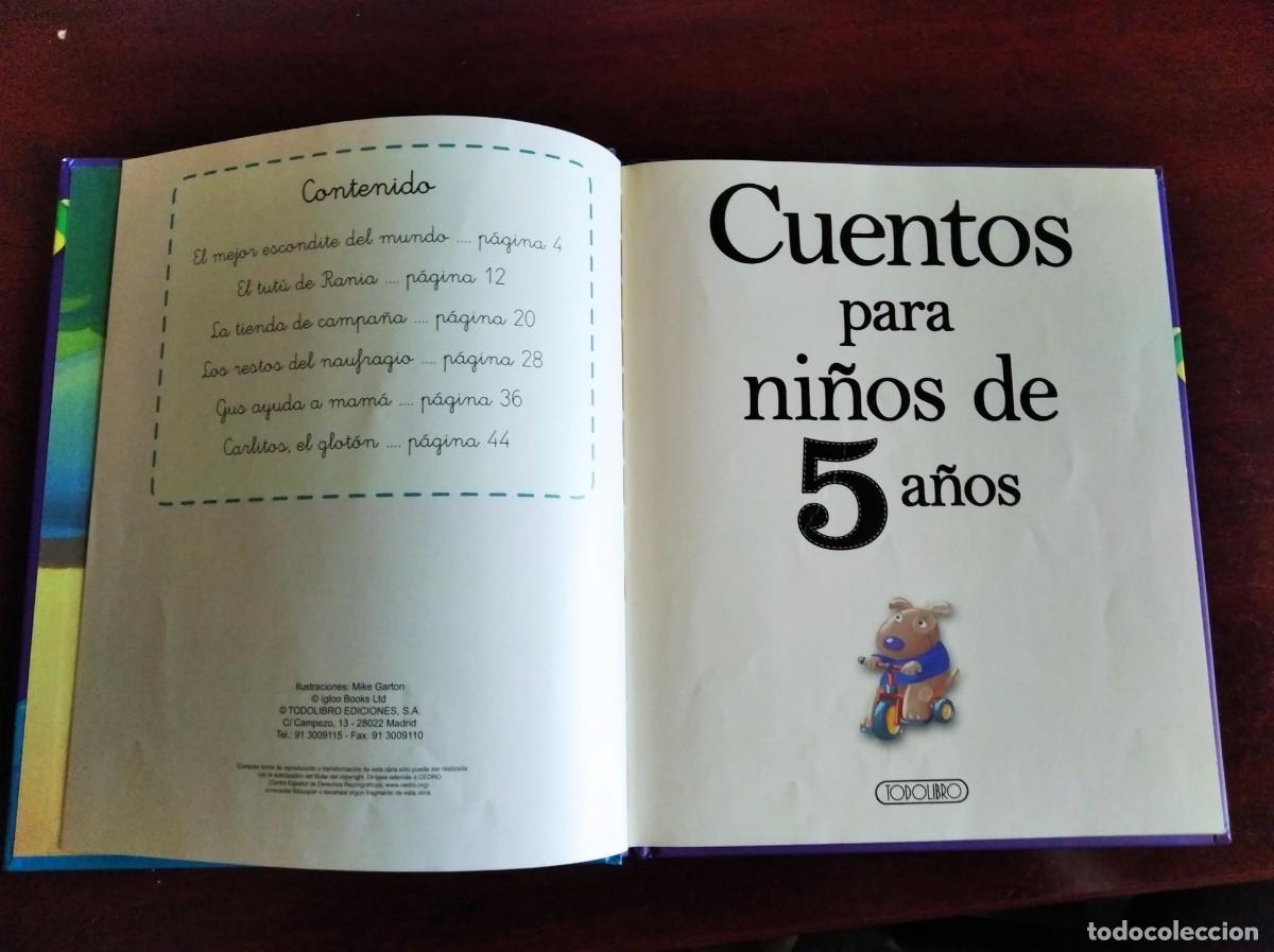 Libros de segunda mano: Cuentos para ni&ntilde;os de 5 a&ntilde;os - Foto 4