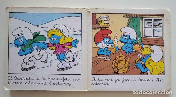 Libros de segunda mano: ELS BARRUFETS A LA NEU (CATAL&Agrave;) MINI LIBRO - Foto 3