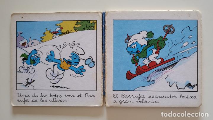 Libros de segunda mano: ELS BARRUFETS A LA NEU (CATAL&Agrave;) MINI LIBRO - Foto 4