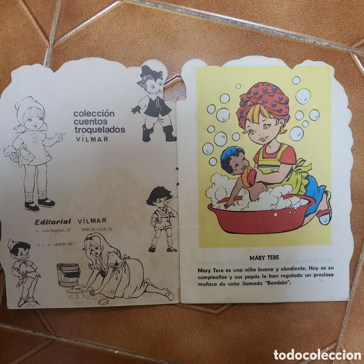 Libros de segunda mano: Cuento troquelado - Mari Tere - Vilmar 1972 - Foto 2