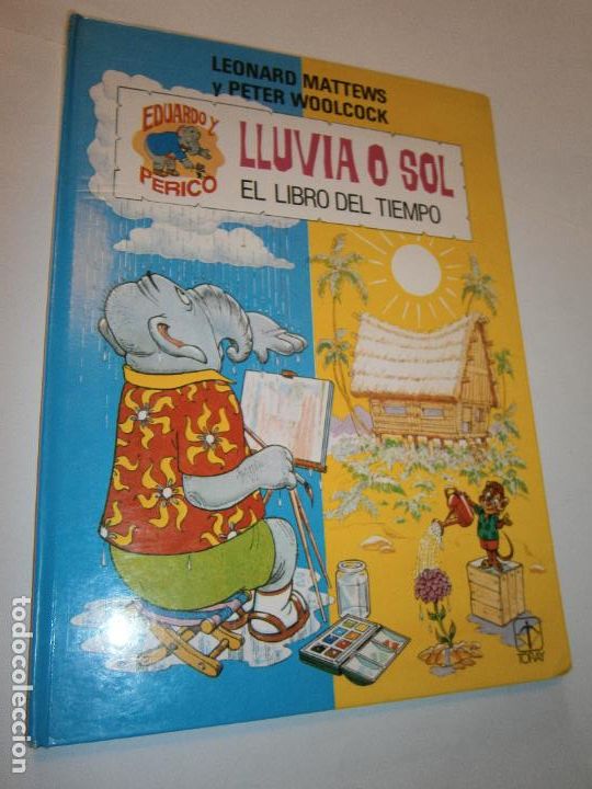 Gebrauchte B&uuml;cher: ANTIGUO CUENTO - EDUARDO Y PERICO - LLUVIA O SOL, EL LIBRO DEL TIEMPO - CG12