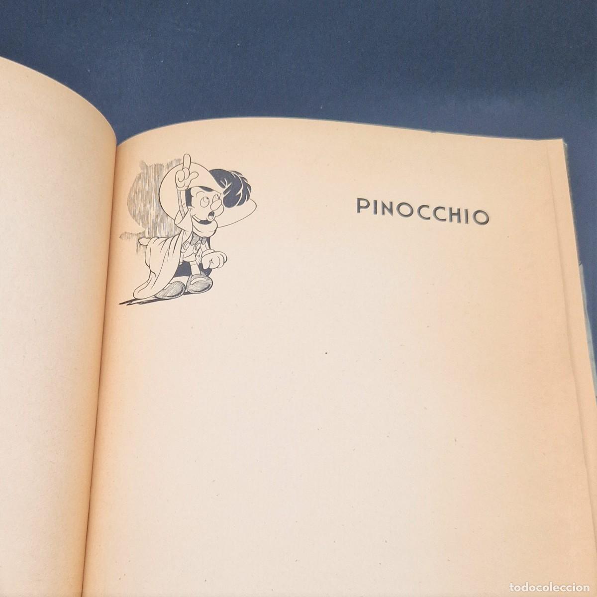 Libros de segunda mano: Libro de cuento de &rdquo;Pinocho&rdquo;. Francia 1943 - Foto 3