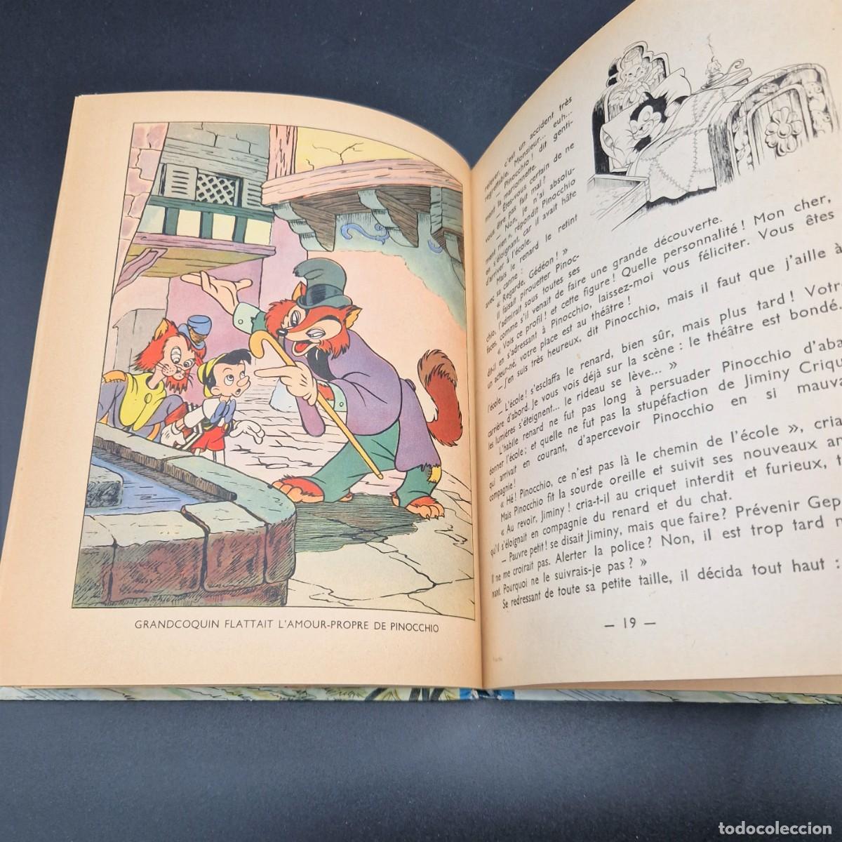 Libros de segunda mano: Libro de cuento de &rdquo;Pinocho&rdquo;. Francia 1943 - Foto 6
