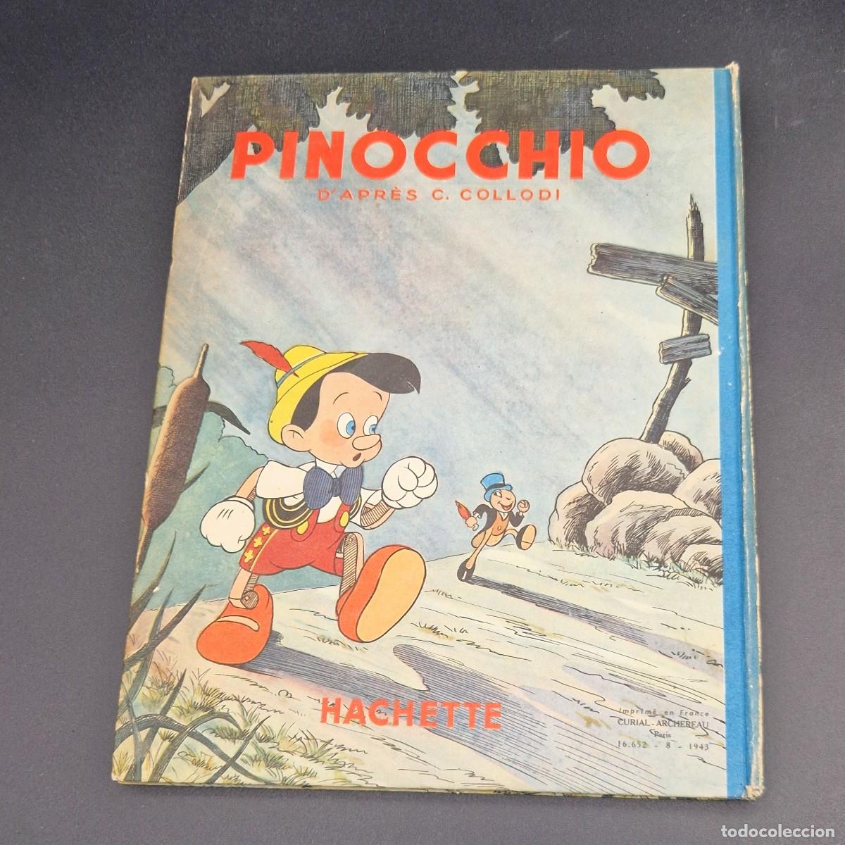 Libros de segunda mano: Libro de cuento de &rdquo;Pinocho&rdquo;. Francia 1943 - Foto 9