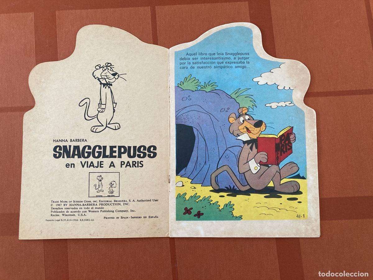 Libros de segunda mano: Cuento troquelado Snagglepuss en Viaje a Par&iacute;s - Foto 2