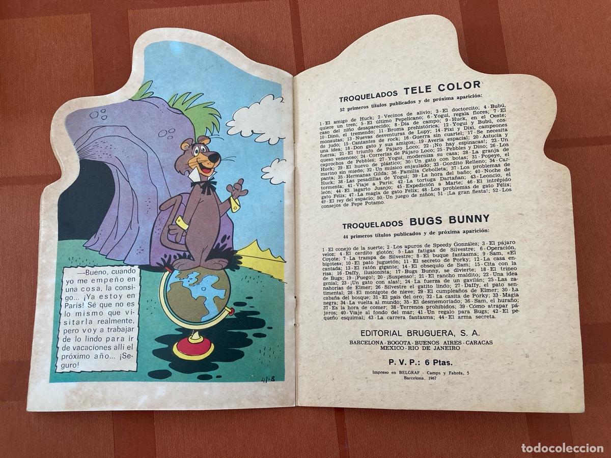 Libros de segunda mano: Cuento troquelado Snagglepuss en Viaje a Par&iacute;s - Foto 4