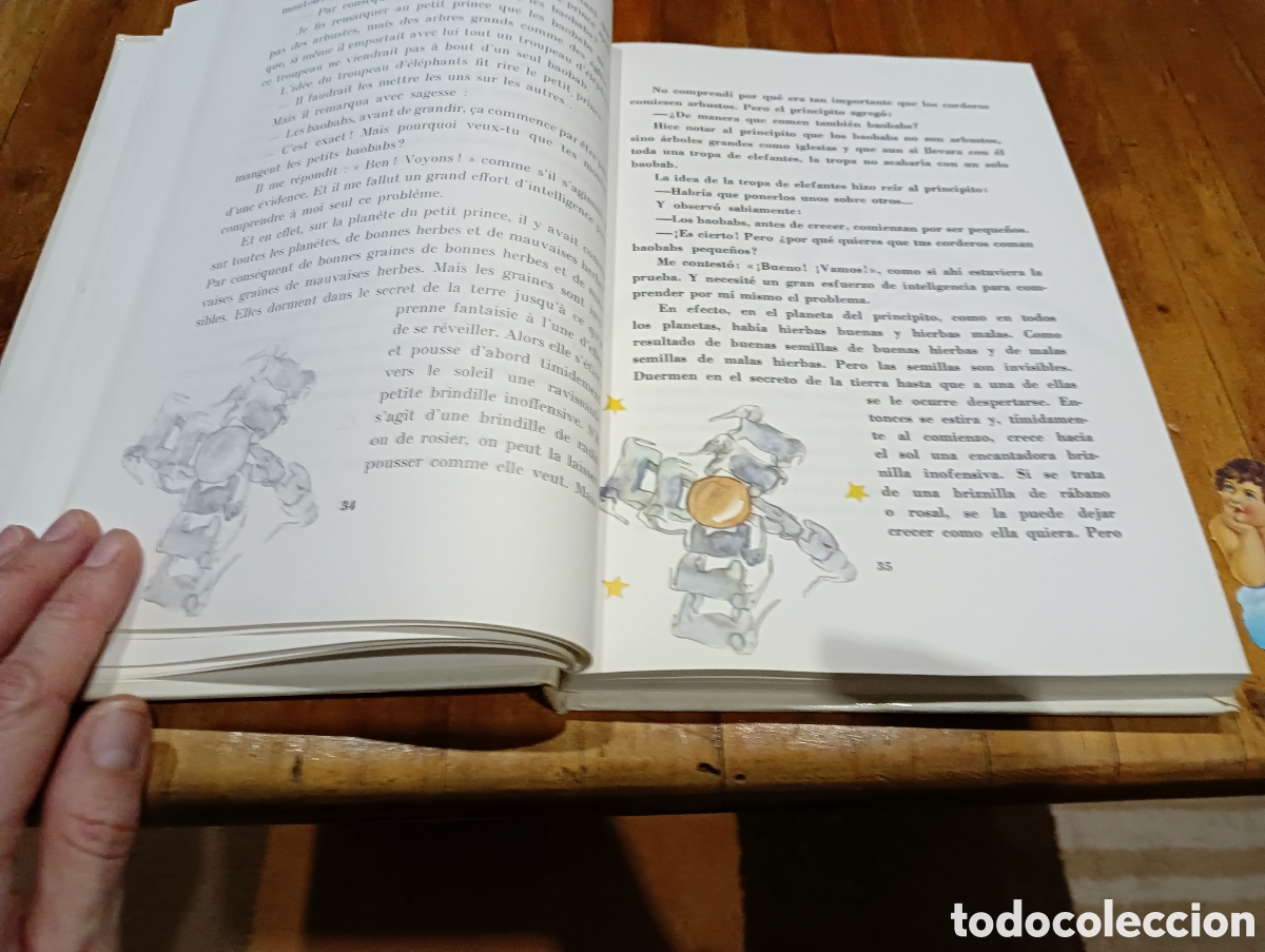 Libros de segunda mano: El principito. Edici&oacute;n Biling&uuml;e - Foto 3