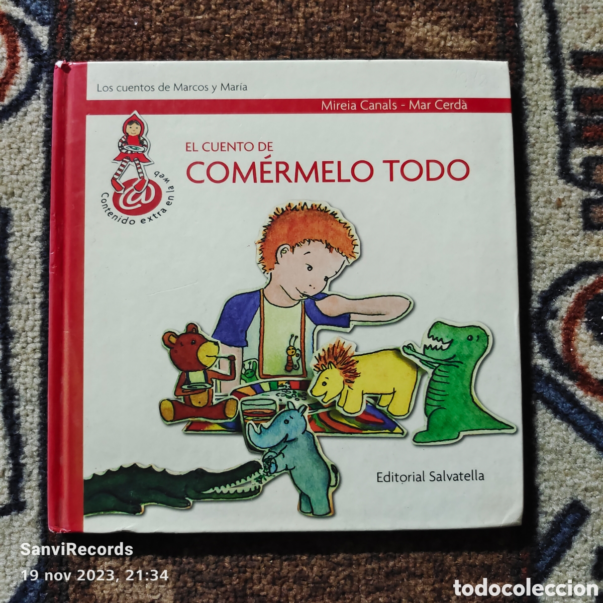 Libros de segunda mano: LOS CUENTOS DE MARCO Y MAR&Iacute;A, EL CUENTO DE COM&Eacute;RMELO TODO (MIREIA CANALS - MARC CERD&Agrave;) (SALTAVELLA)